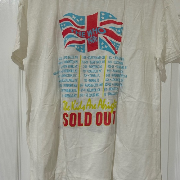 Junk food XL The WHO the Kids are Alright 1989 sold out Tour - Picture 4 of 4